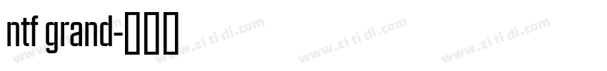 ntf grand字体转换